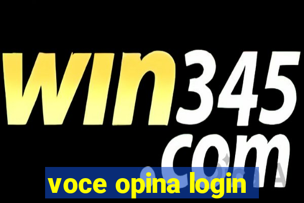 voce opina login